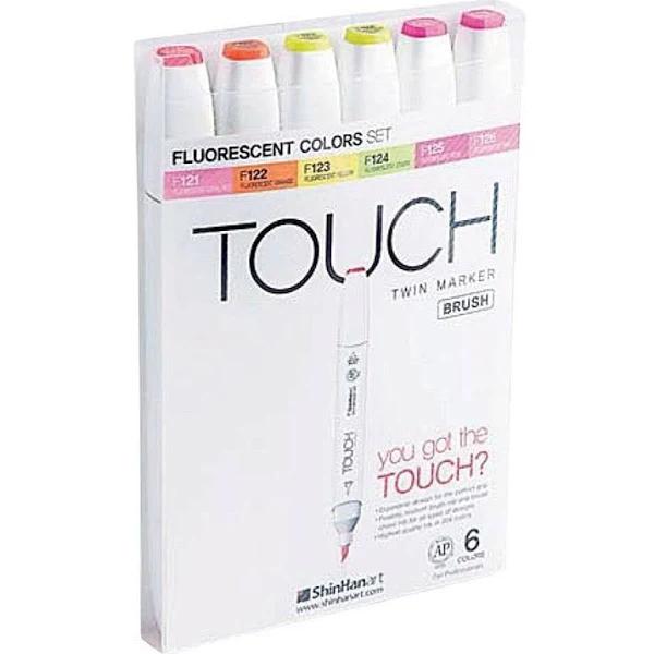 ShinHan Art 1200623 Fluorescent Colors 6-piece Marker Set, Price/ST