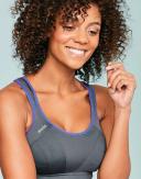 Shock Absorber - 36HH - Active Multi Sports Support Bra Dark Grey