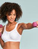 Shock Absorber Active D+ Sports Bra in White