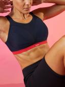 Shock Absorber Classic D+ Sports Bra - Navy/Red