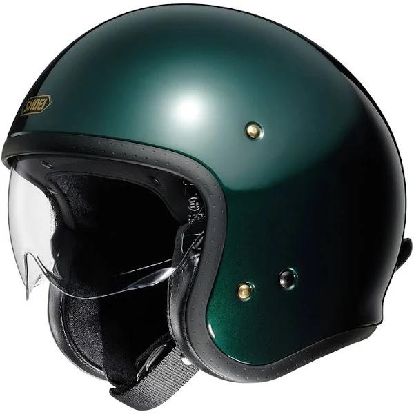 Shoei J.O - British Green Motorcycle Helmet