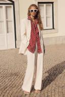 SHONA Joy Irena Oversized Blazer - Ivory