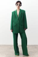 SHONA Joy Irena Oversized Blazer - Tree Green