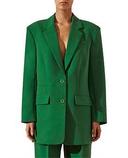SHONA Joy Irena Oversized Blazer - Tree Green