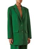 SHONA Joy Irena Oversized Blazer - Tree Green