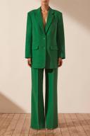 SHONA Joy Irena Oversized Blazer - Tree Green