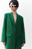 SHONA Joy Irena Oversized Blazer - Tree Green
