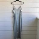 SHONA Joy Luxe Tie Front Cocktail Dress - Eucalyptus