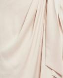 SHONA Joy Luxe Tie Front Cocktail Dress - Porcelain