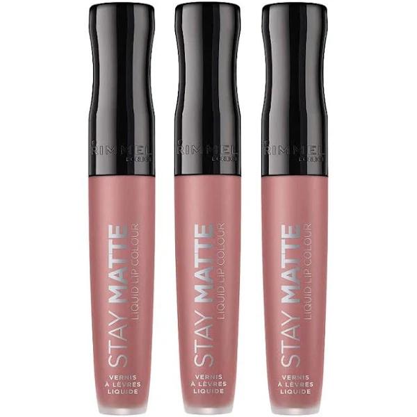 Shop Online Makeup Warehouse - 3 x Rimmel Stay Matte Liquid Lip Lip Colour 5.5ml 709 Strapless