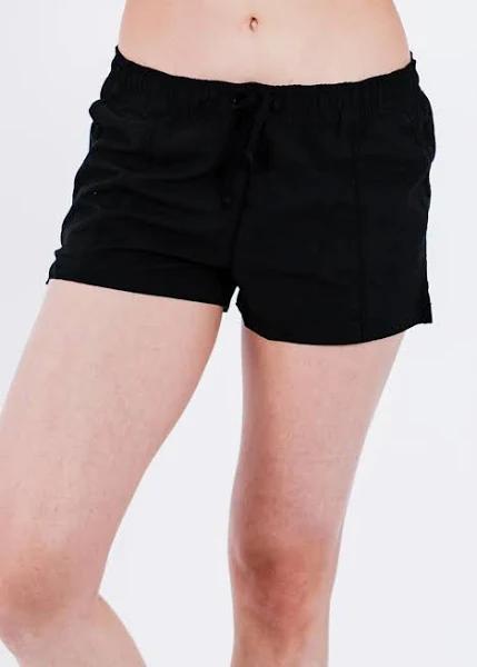 Short Board Shorts UPF 50+ | Black | by Calypsa |