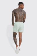 Short Length Plain Drawcord Detail Swim Shorts