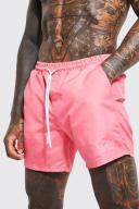 Short Length Plain Man Swim Shorts