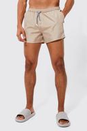 Short Length Plain Swim Shorts