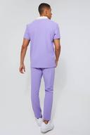 Short Sleeve Textured Jersey Shirt