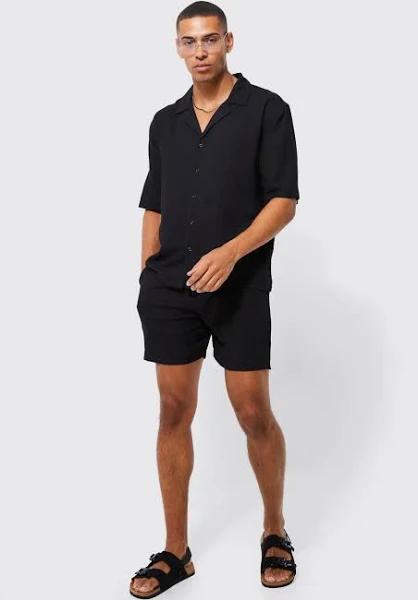 Short Sleeve Viscose Shirt & Short