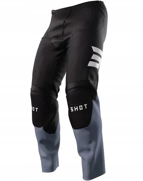 Shot Raw Escape Motocross Pants, black-grey, Size 30