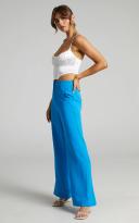 Showpo | Bonnie Tailored Wide Leg Pants in Blue - 10 (M)