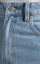 Showpo | Dexter Straight Leg Denim Jeans in Mid Blue Wash - 10 (M)