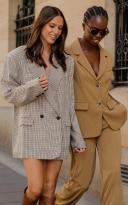 Showpo | Mhina Blazer Vest - Relaxed Button Up Blazer Vest in Toffee