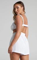 Showpo | Terah High Waisted Short in White - 10 (M) | European Summer Outfit
