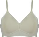 Side Smoothing Soft Cup Wireless Padded Bra, Pale Greenshield / 14D by Naturana