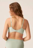 Side Smoothing Soft Cup Wireless Padded Bra, Pale Greenshield / 14D by Naturana