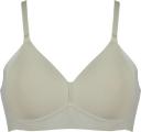 Side Smoothing Soft Cup Wireless Padded Bra, Pale Greenshield / 16A by Naturana