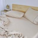 Sienna Living Bamboo Cotton 400 Thread Count Sheet Set - Queen / Sand