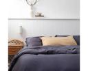 Sienna Living Bamboo Cotton | Charcoal | Quilt Cover and Fitted Sheet | Super King