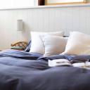 Sienna Living Bamboo Cotton | Charcoal | Quilt Cover and Fitted Sheet | Super King