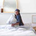 Sienna Living Bamboo Cotton | Silver | Quilt Cover and Fitted Sheet | Double