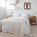Sienna Living Bamboo Cotton | Silver | Quilt Cover and Fitted Sheet | Double