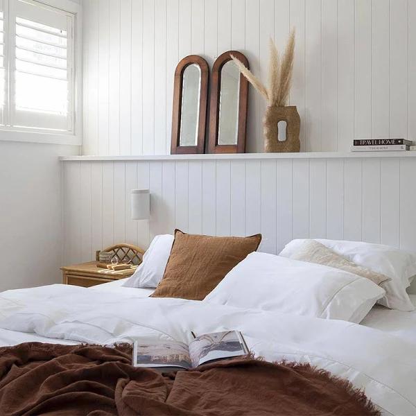 Sienna Living Bamboo Cotton | Silver | Quilt Cover and Fitted Sheet | Double