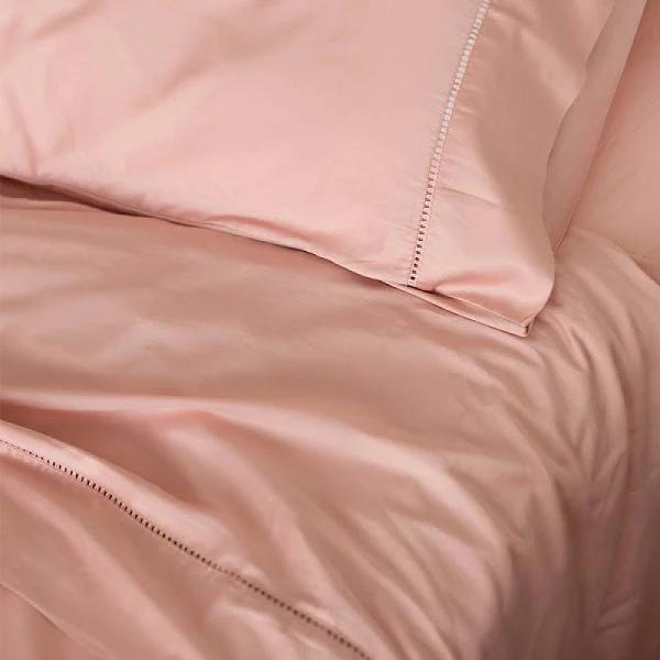 Sienna Living Bamboo Egyptian Cotton 400 Thread Count Fitted Sheet - Mega Queen / Blush