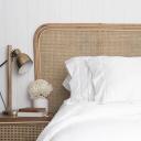 Sienna Living Bamboo Egyptian Cotton 400 Thread Count Fitted Sheet - Single / Blush