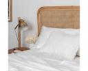 Sienna Living Bamboo Egyptian Cotton Fitted Sheet, King Single / White