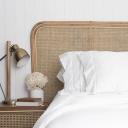 Sienna Living Bamboo Egyptian Cotton Fitted Sheet, Super King / Blush