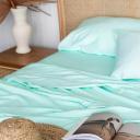 Sienna Living Bamboo Egyptian Cotton Fitted Sheet, Super King / Mint