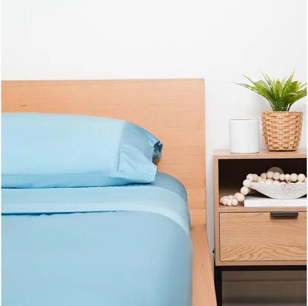 Sienna Living Bamboo Egyptian Cotton Sheet Set, King Single / Coast