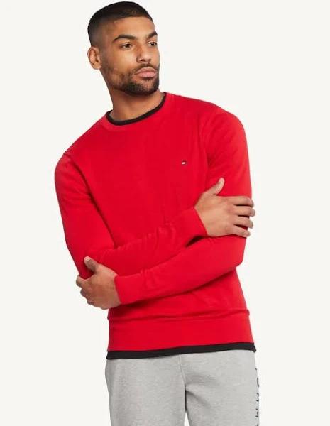 Signature Crew Neck Sweater Red LG