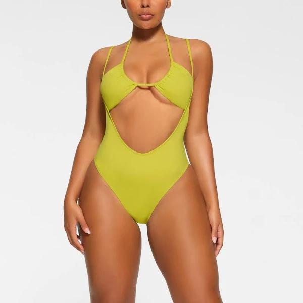 Signature Swim Open Bust One Piece | Citrus