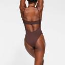 Signature Swim Open Bust One Piece | Cocoa