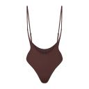 Signature Swim Open Bust One Piece | Cocoa