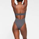 Signature Swim Open Bust One Piece | Gunmetal