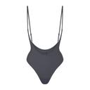 Signature Swim Open Bust One Piece | Gunmetal
