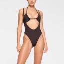 Signature Swim Open Bust One Piece | Onyx