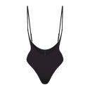 Signature Swim Open Bust One Piece | Onyx