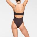 Signature Swim Open Bust One Piece | Onyx