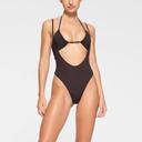Signature Swim Open Bust One Piece | Onyx